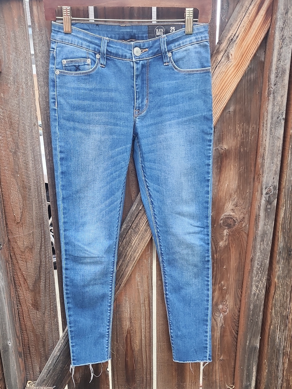 Res Denim Skinny Jeans, Pre-loved in Good Condition, Size 25